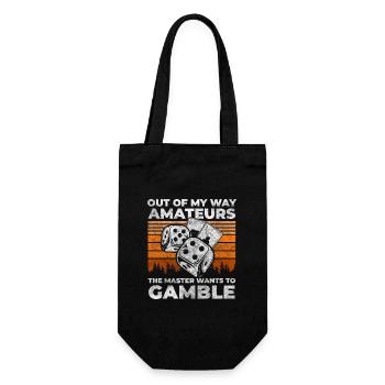 Jeu de cartes - Sac à bouteille - noir - Devant