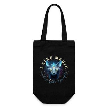 I Like Magic And Maybe 3 People - Gift Bag for Bottles - black - Front
