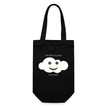 I'm a fart - Gift Bag for Bottles - black - Front