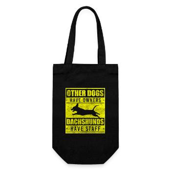 Teckel Dog Lover Chiot École de chiens - Sac à bouteille - noir - Devant