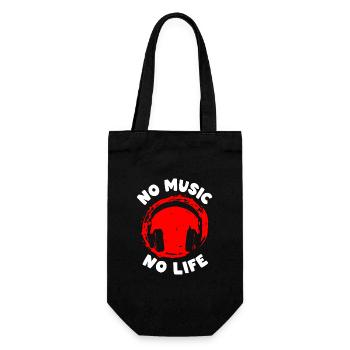 Dj Party Songs - Gift Bag for Bottles - black - Front