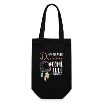 Dreams Aboriginal Tattoo Esotericism - Gift Bag for Bottles - black - Front