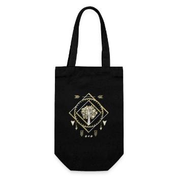 Rune Symbolik Krieger Spirit - Geschenkbeutel für Flaschen - Schwarz - Vorne