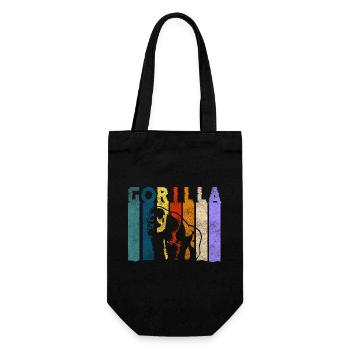 Gorilla Nature Fitness Chimpanzee - Gift Bag for Bottles - black - Front