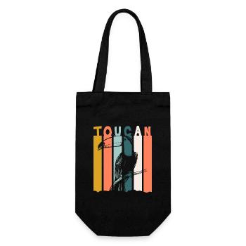 Toucan Jungle Nature South America - Gift Bag for Bottles - black - Front