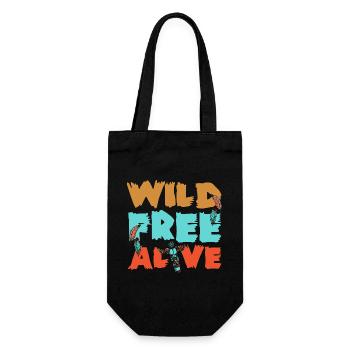 Liberté du corbeau spirituel amérindien - Sac à bouteille - noir - Devant