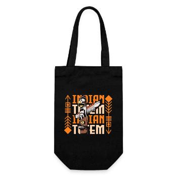 Native American Native American Feather Jewelry - Gift Bag for Bottles - black - Front