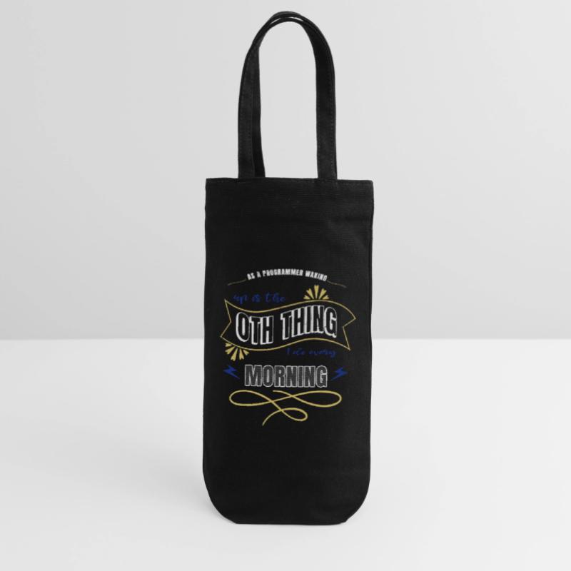 computers programming language present idea Gift Bag for Bottles