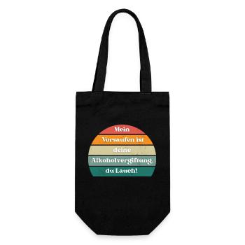 Toast pour la pré-consommation I Fête avant la consommation - Sac à bouteille - noir - Devant