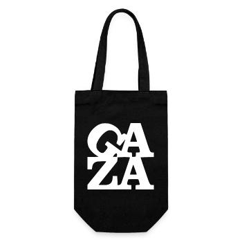 Gaza - Geschenkbeutel für Flaschen - Schwarz - Vorne