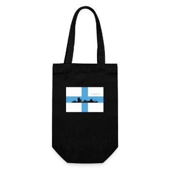 Marseille flag by French du Sud - Sac à bouteille - noir - Devant