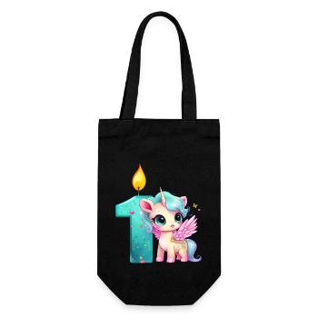 Birthday birthday party birthday gift born - Gift Bag for Bottles - black - Front