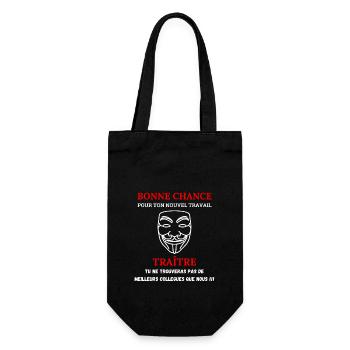 Départ Collègue Travail Nouvel - Sac à bouteille - noir - Devant