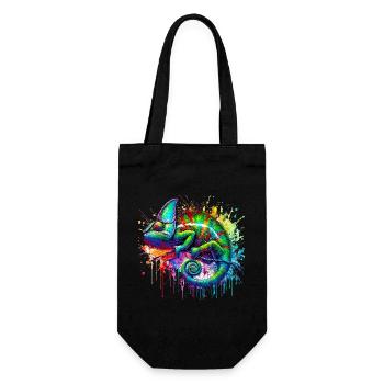 Chameleon - Gift Bag for Bottles - black - Front