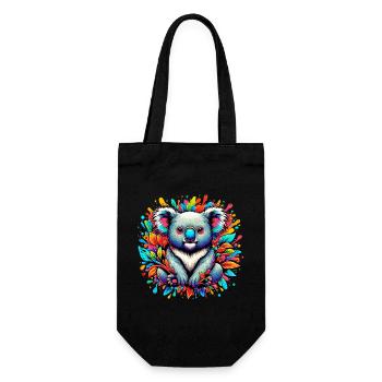 Koala - Gift Bag for Bottles - black - Front