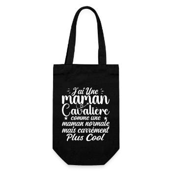 I Have a Riding Mom - Riding Mom Gift - Gift Bag for Bottles - black - Front