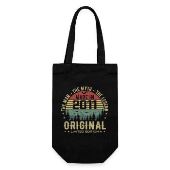 Original 2011 Retro 2011 Cadeau Anniversaire 2011 - Sac à bouteille - noir - Devant