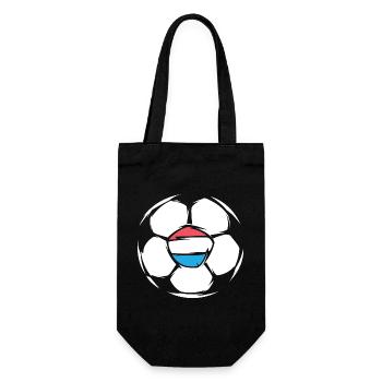Icône de ballon d’illustration de football de l’équipe des Pays-Bas - Sac à bouteille - noir - Devant