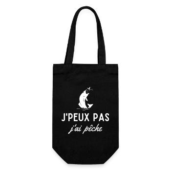 Je peux pas j ai pêche - Sac à bouteille - noir - Devant