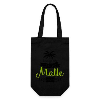 Malle One for All - Gift Bag for Bottles - black - Front