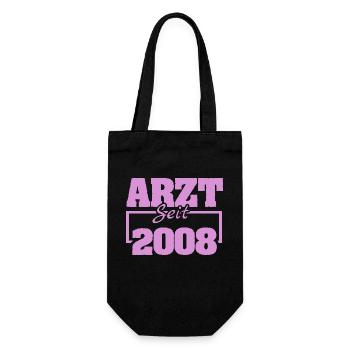 2008 - Geschenkbeutel für Flaschen - Schwarz - Vorne