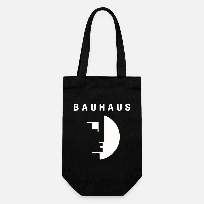 100 ans de l'école de design Bauhaus - Logo du Bau - Sac à bouteille - noir