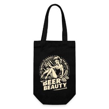 Beauté de la bière - Sac à bouteille - noir - Devant