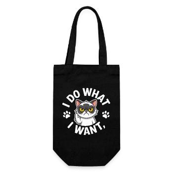Je fais ce que je veux - Sac à bouteille - noir - Devant