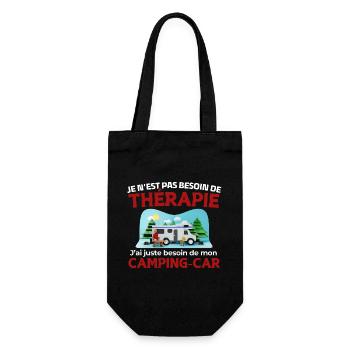 besoin de mon camping-car - Sac à bouteille - noir - Devant