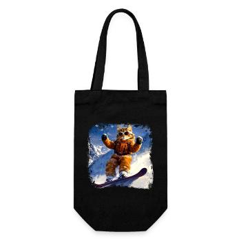 Planche à neige pour chat - Sac à bouteille - noir - Devant
