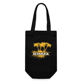 Party Bermuda - Gift Bag for Bottles - black - Front