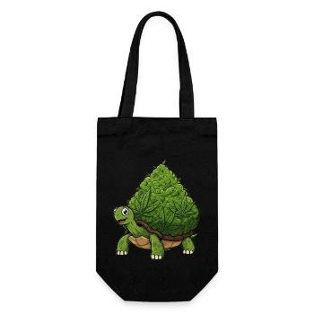 Turloco - Geschenkbeutel für Flaschen - Schwarz - Vorne
