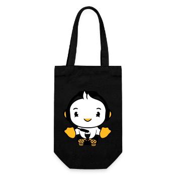 Duck Gamer Gaming Controller Headset Console Game - Gift Bag for Bottles - black - Front