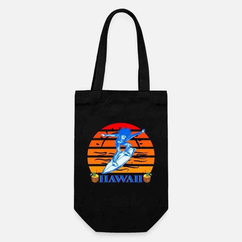 Surf à Hawaï - Sac à bouteille - noir