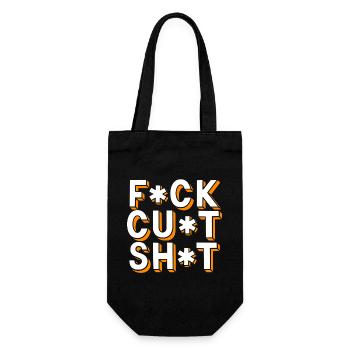 Gros mots censurés - Sac à bouteille - noir - Devant