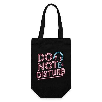 Do Not Disturb Sloth Anti Social - Gift Bag for Bottles - black - Front