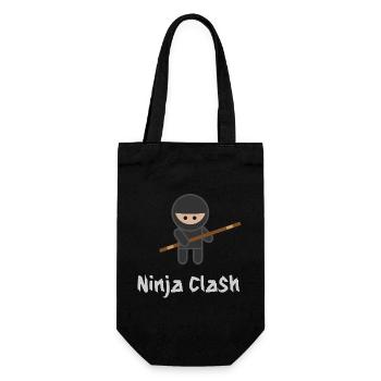 Ninja Fight Sport Bo - Gift Bag for Bottles - black - Front