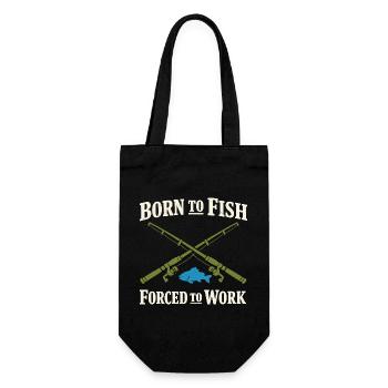 Mode de vie de pêche pêcheur pour les poissons à vie - Sac à bouteille - noir - Devant