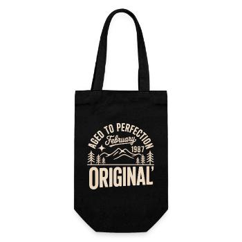 February 1987 – Legend of the Peaks and Mountains - Gift Bag for Bottles - black - Front