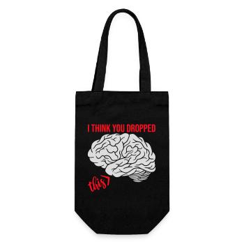 Je crois que tu as laissé tomber ton humour sarcastique, c’est le cerveau - Sac à bouteille - noir - Devant