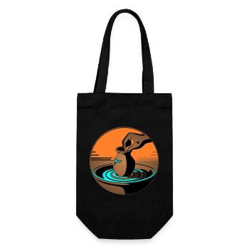 Zen Pottery Master - Blue Edition - Gift Bag for Bottles - black - Front