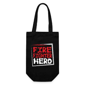 POMPIER-HÉROS - Sac à bouteille - noir - Devant