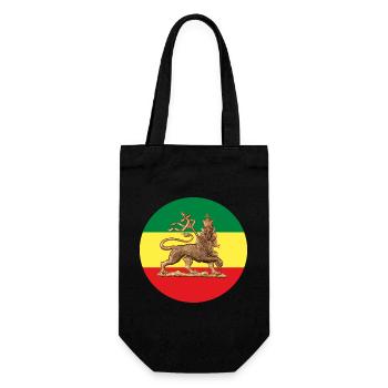 Lion of Judah Rasta Reggae Roots Jah Rastafari - Gift Bag for Bottles - black - Front