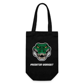 Crocodile Workout – Hard Training & Combat Sports  - Gift Bag for Bottles - black - Front