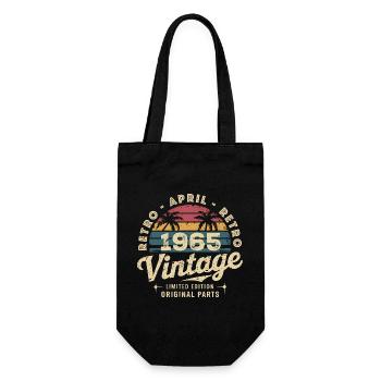 Avril 1965 - April 1965 - Gift Bag for Bottles - black - Front