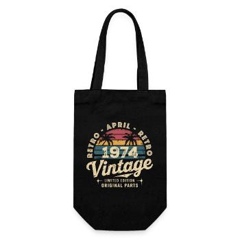 Avril 1974 - April 1974 - Sac à bouteille - noir - Devant
