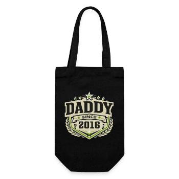 Papa depuis 2016 – Proud Dad Design - Sac à bouteille - noir - Devant