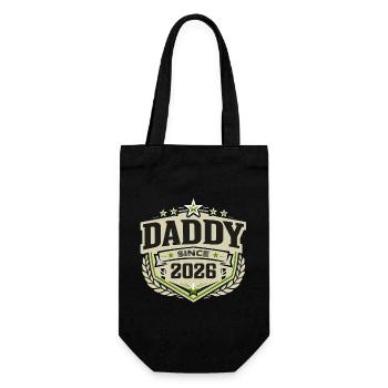 Papa depuis 2026 – Proud Dad Design - Sac à bouteille - noir - Devant