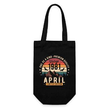 Millésime Anniversaire Avril 1981 April 1981 - Sac à bouteille - noir - Devant