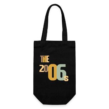 Vintage Year 2006 Birthday 20 Years Gift Idea - Gift Bag for Bottles - black - Front